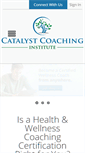 Mobile Screenshot of catalystcoachinginstitute.com
